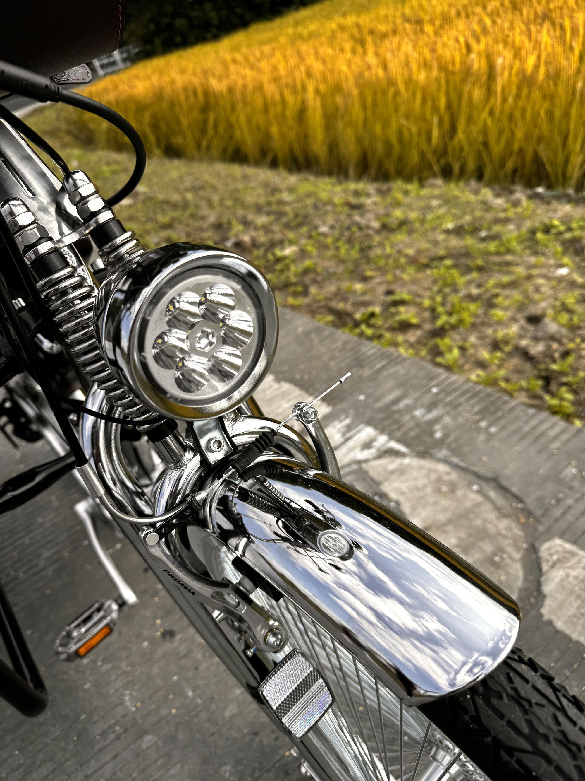 Vintage Cruiser Bike-With Sidecar Chrome